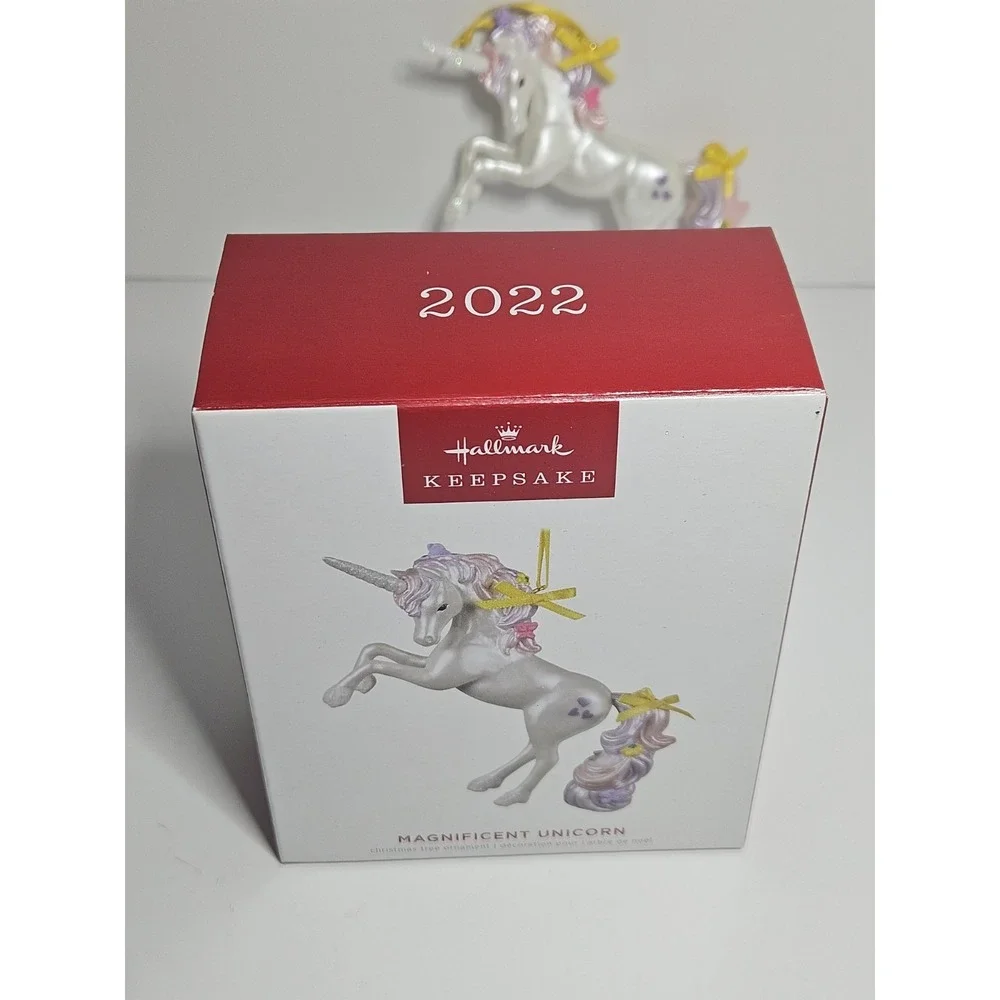 Hallmark 2022 Magnificent Unicorn Ornament Beautiful Unicorns 1st Series NIB